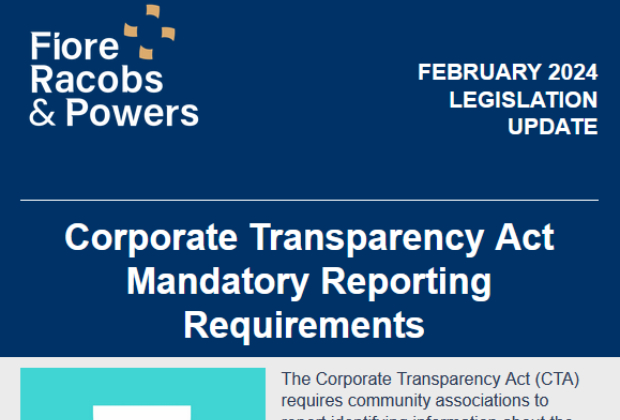 E-News Legal Update - Corporate Transparency Act Mandatory Reporting Requirements